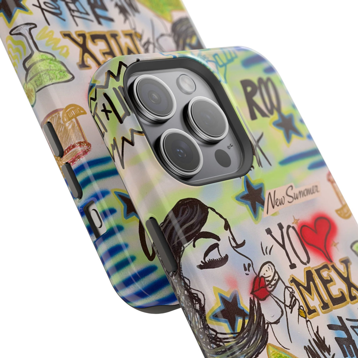 MagSafe "salted lime" airbrush iPhone case