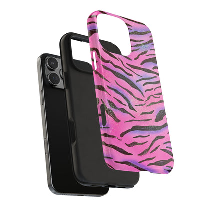"glitter zebra" airbrush iPhone case