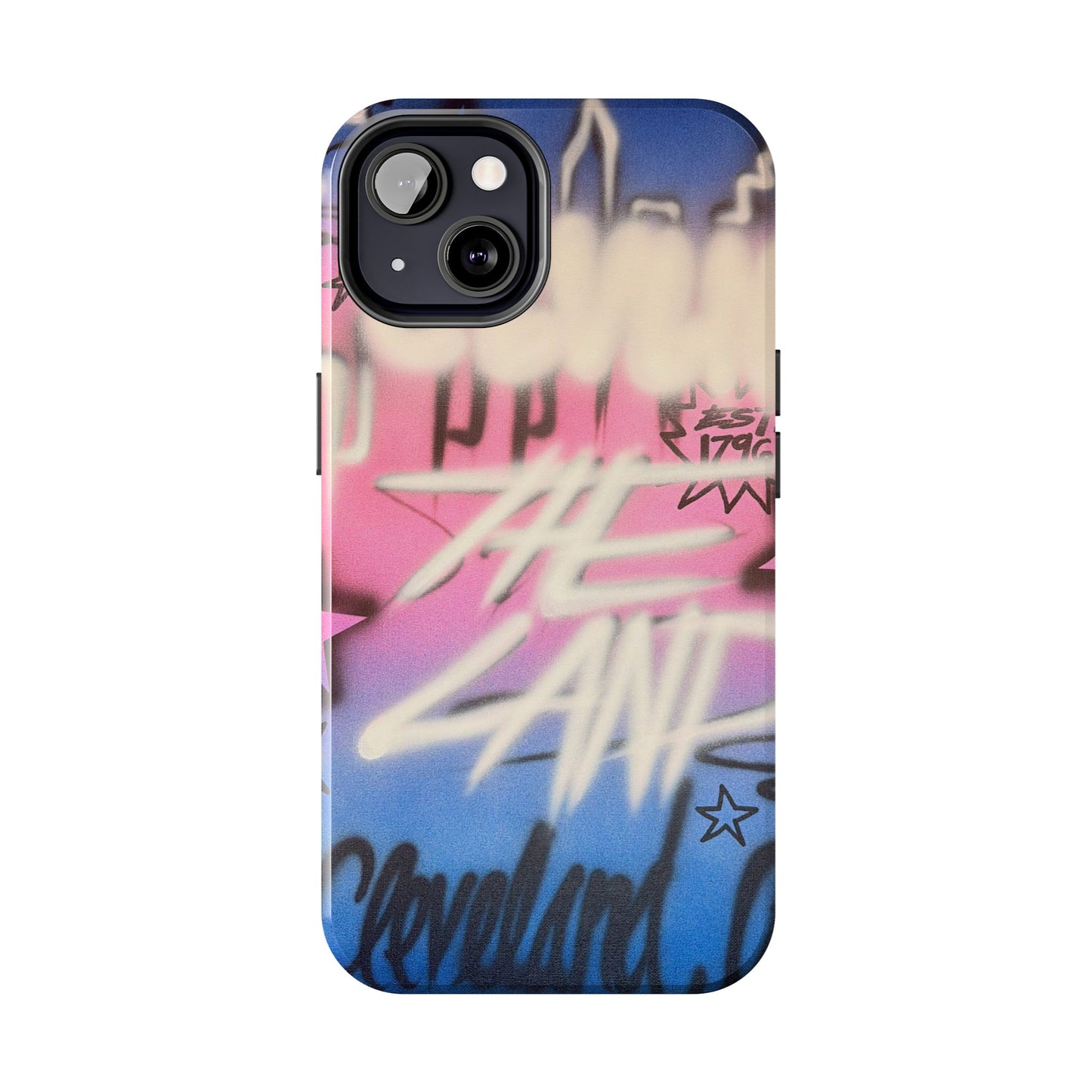 "cleveland" airbrush iPhone case