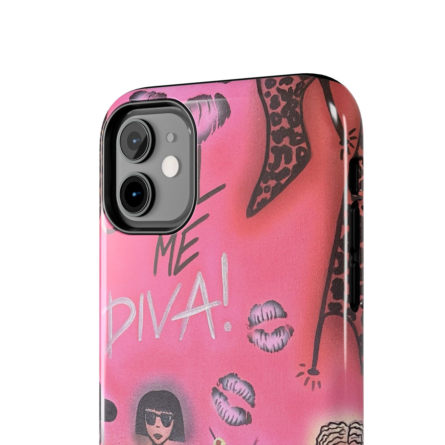 "party diva" airbrush iPhone case