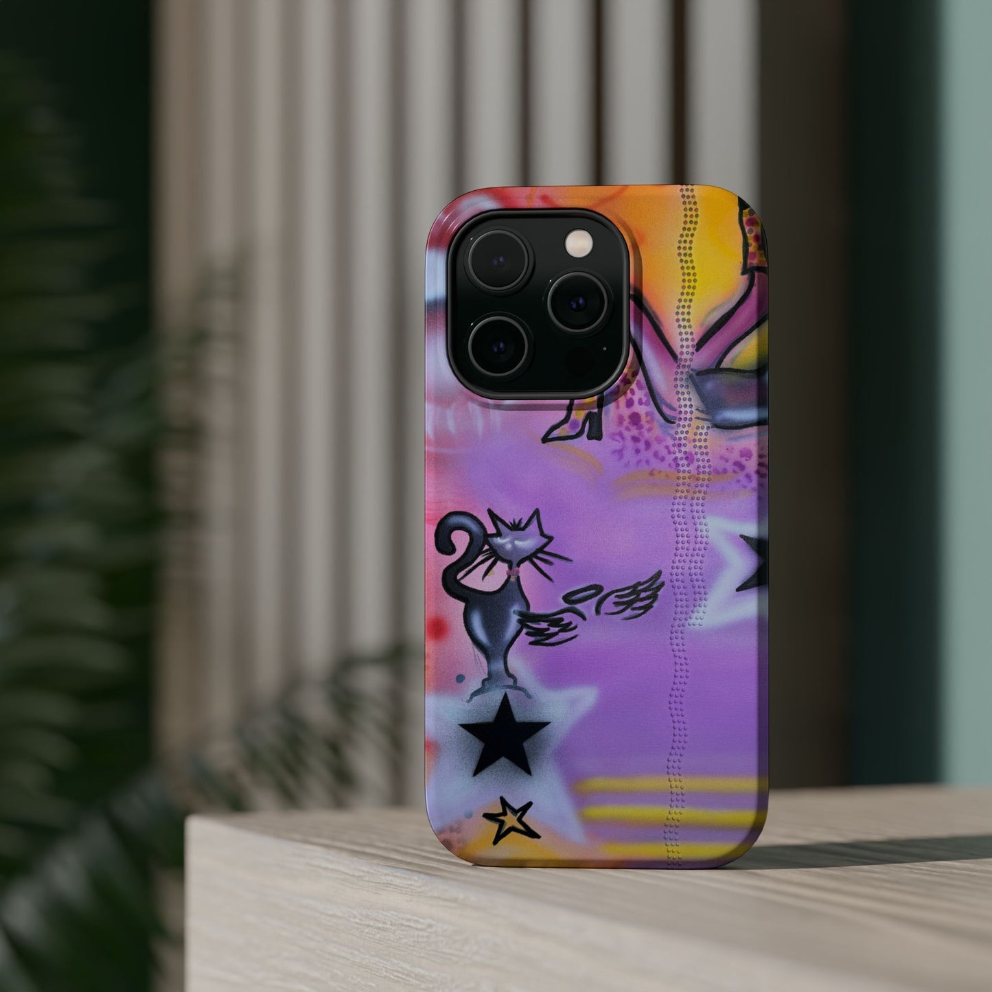 MagSafe @mayacain airbrush iPhone case
