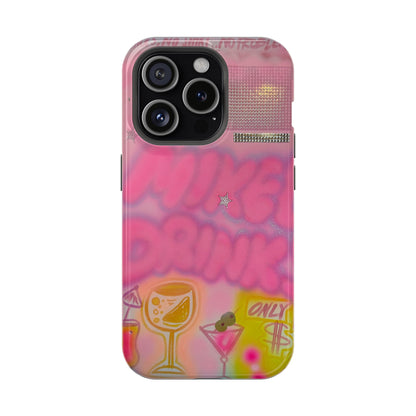 MagSafe "mixed drinks" airbrush iPhone case