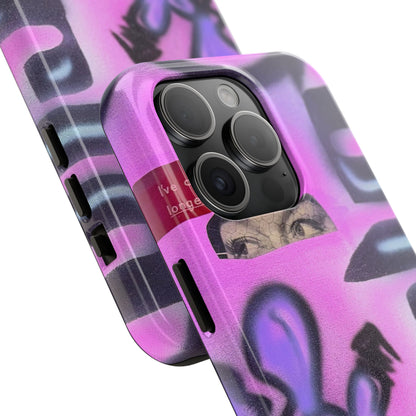 "Lila Prinzessin" Airbrush iPhone Hülle