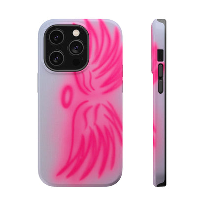 MagSafe "angel wings" airbrush iPhone case