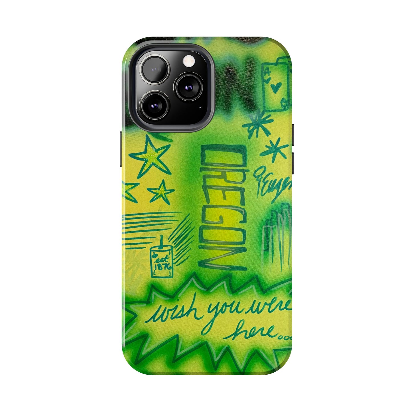 "oregon" airbrush iPhone case