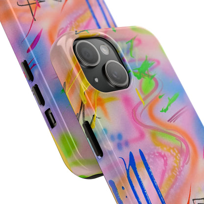 "neon haze" airbrush iPhone case