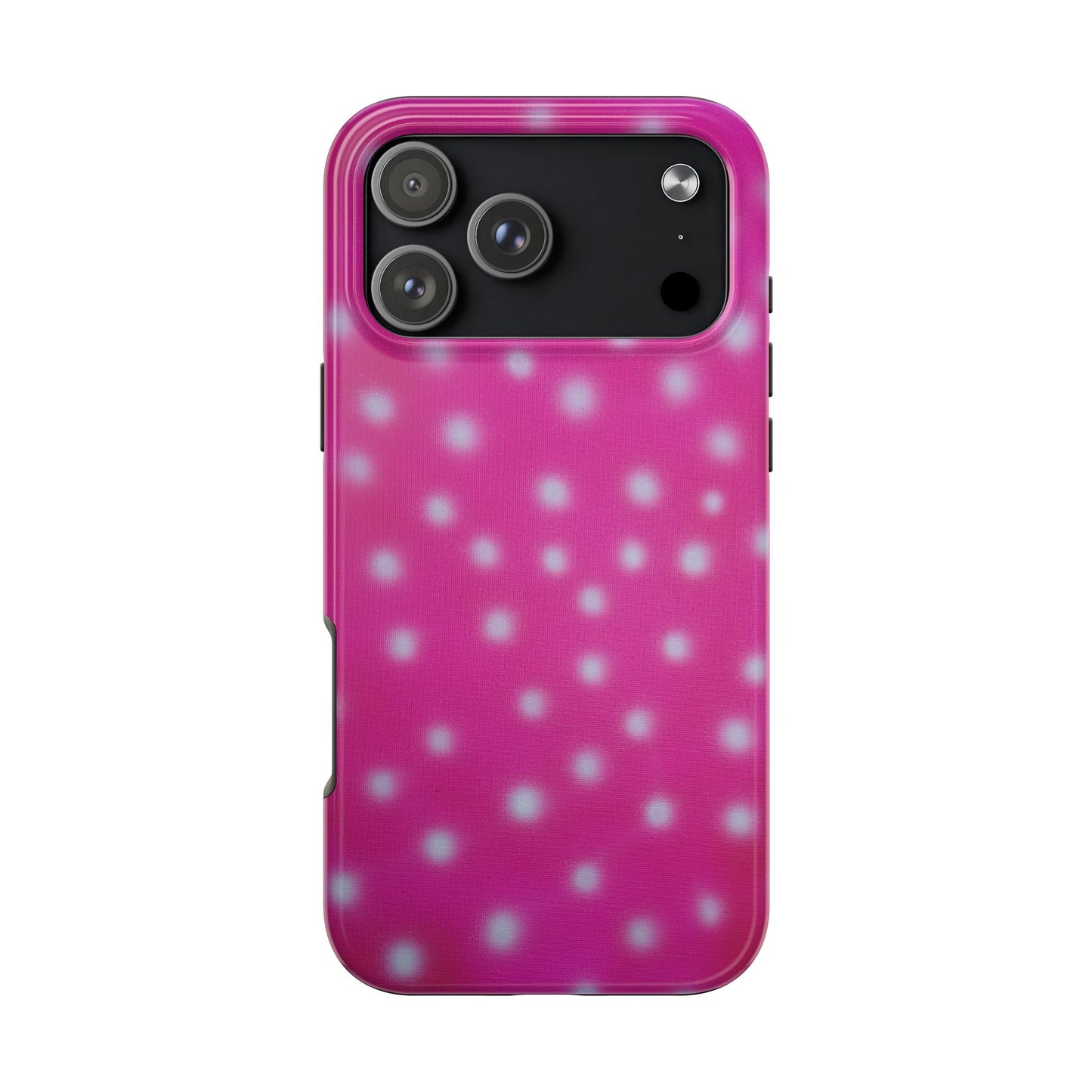 "bubblegum polka dot" airbrush iPhone case