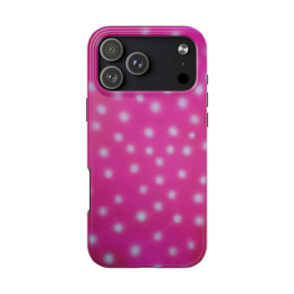 "bubblegum polka dot" airbrush iPhone case