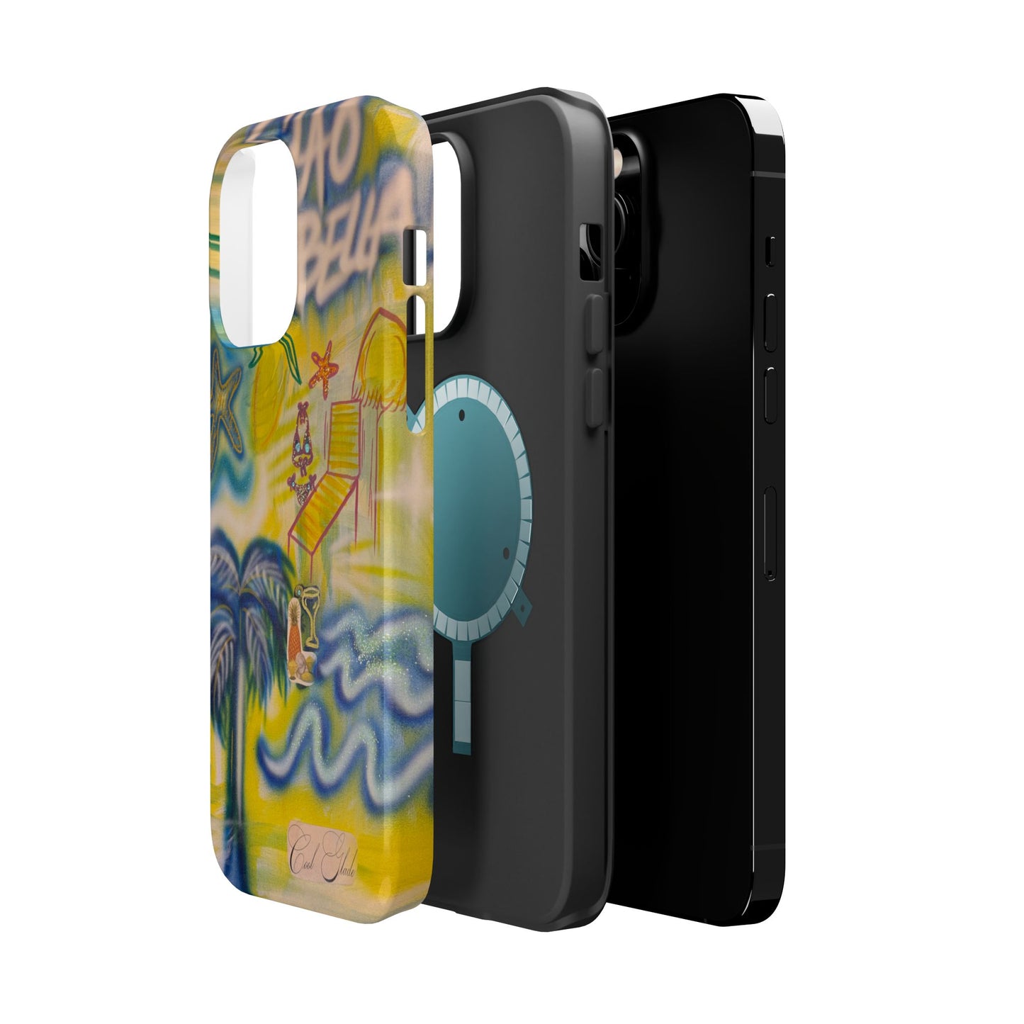 MagSafe "ciao bella" airbrush iPhone case