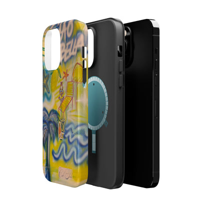 MagSafe "ciao bella" airbrush iPhone case