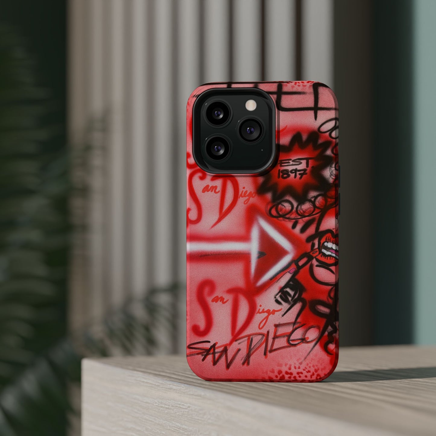 MagSafe "San Diego" Airbrush iPhone-Hülle