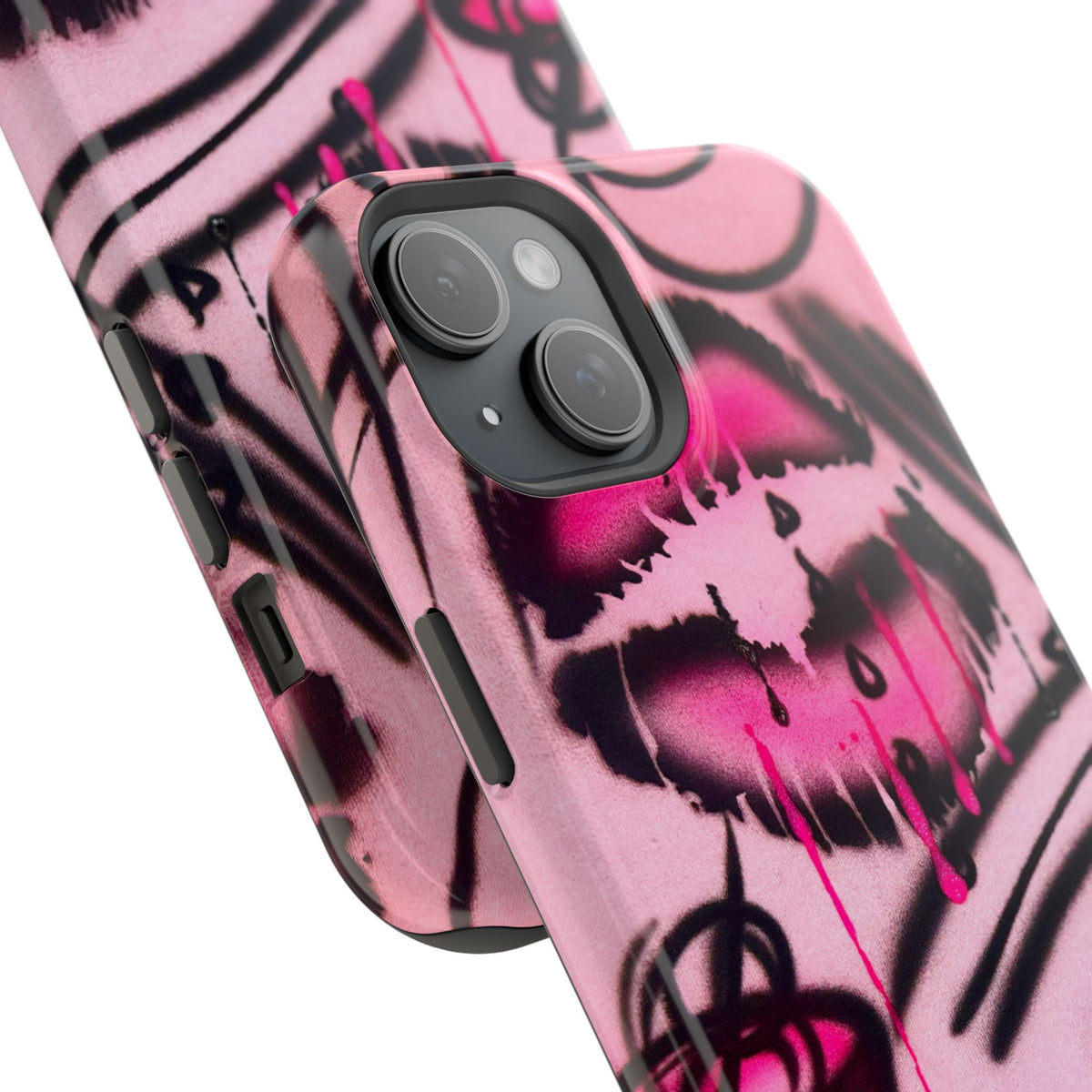 MagSafe "glossy pout" airbrush iPhone case