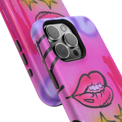 MagSafe "star drip" airbrush iPhone case
