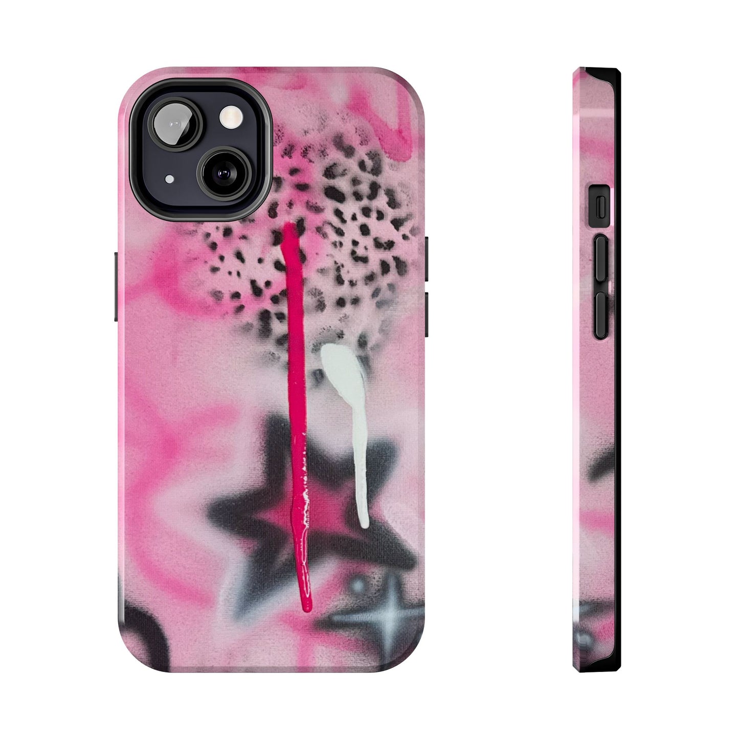 "pink cheetah" airbrush iPhone case