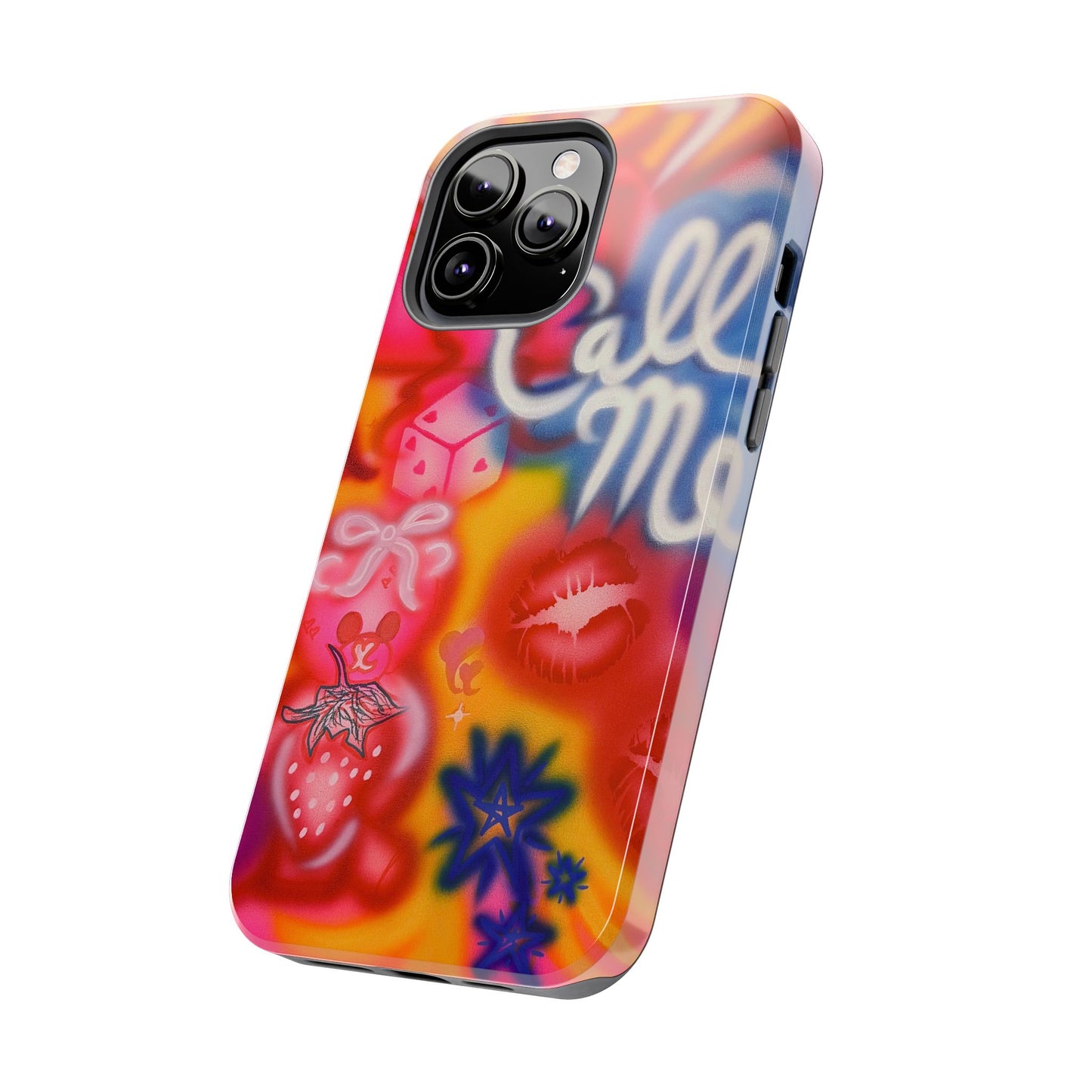 "CALL ME!" airbrush iPhone case