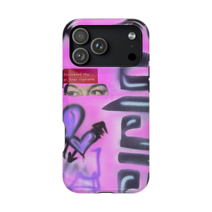 MagSafe "purple princess" airbrush iPhone case