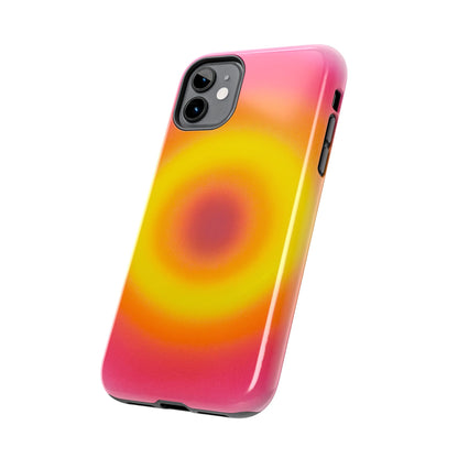 "pink lemonade aura" airbrush iPhone case