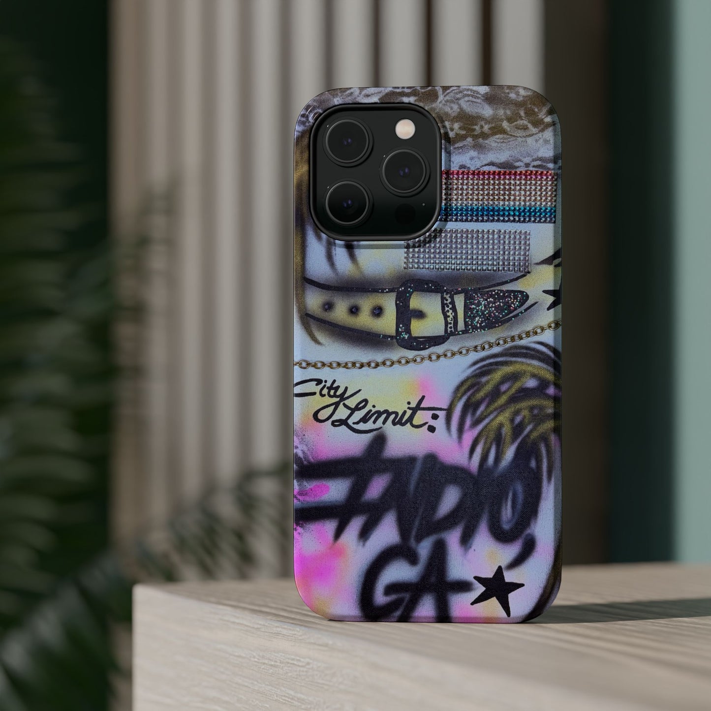 MagSafe "indio, ca" airbrush iPhone case