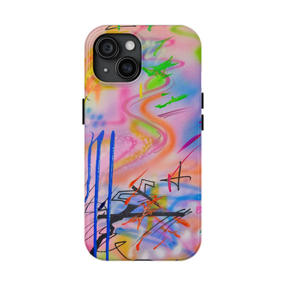 "neon haze" airbrush iPhone case
