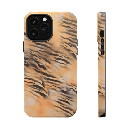 MagSafe "neutral tiger" airbrush iPhone case