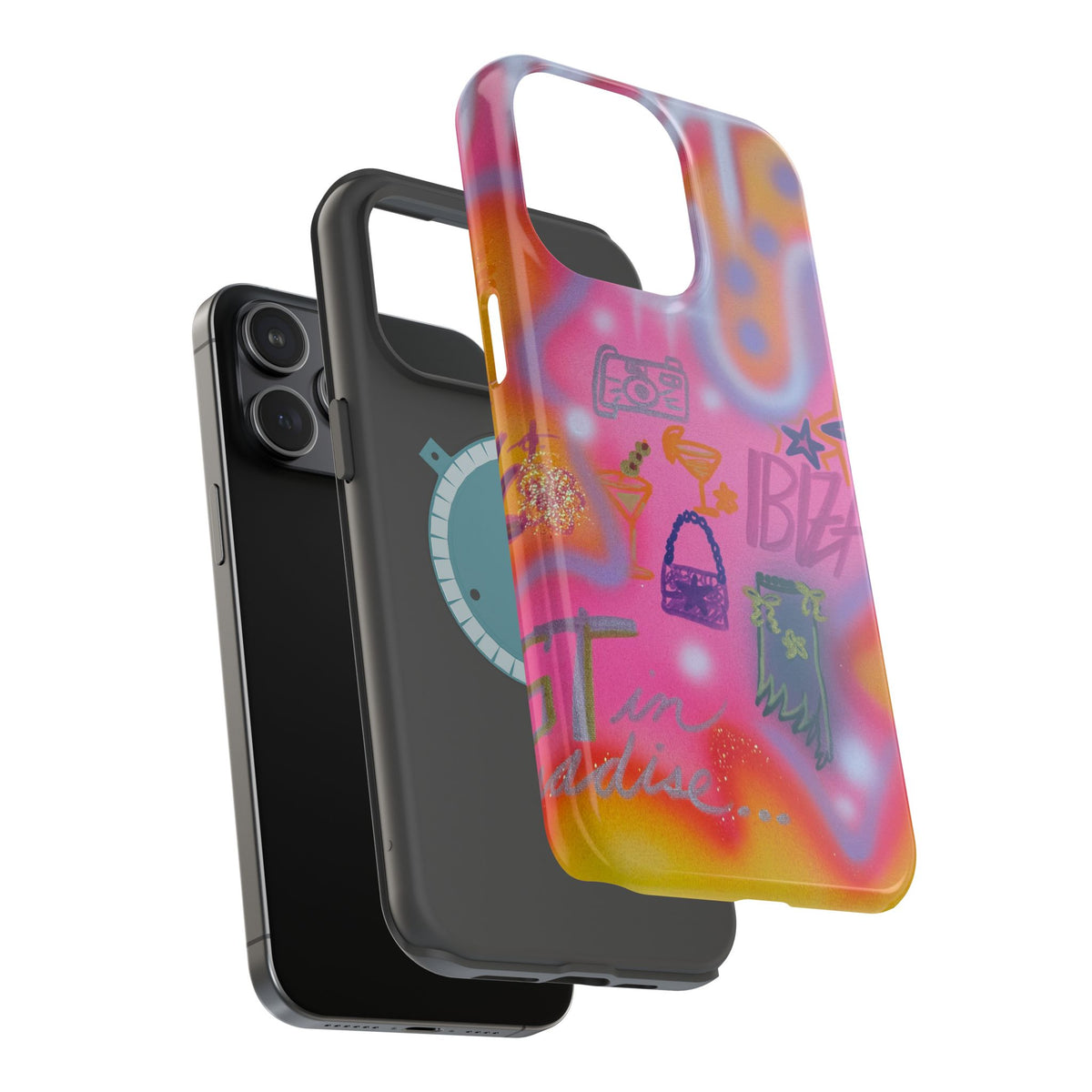 MagSafe „Ibiza“ Airbrush iPhone-Hülle