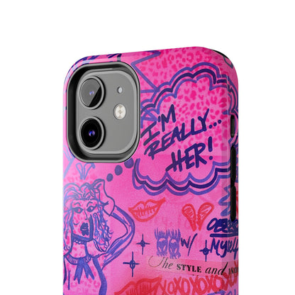 "really "HER!" airbrush iPhone case