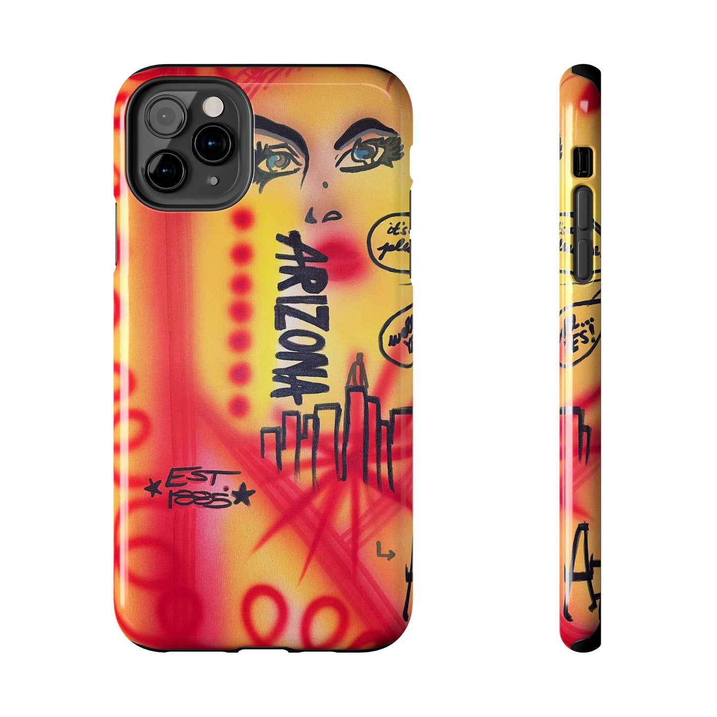 "arizona state university" airbrush iPhone case