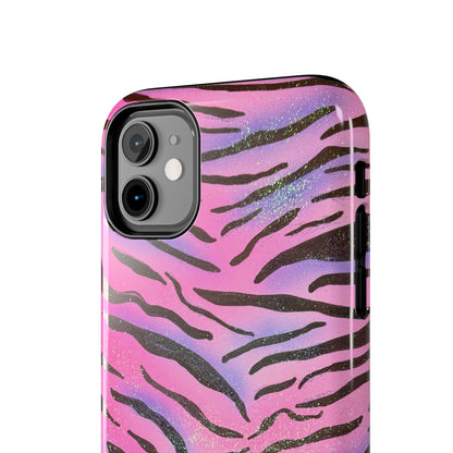 "glitter zebra" airbrush iPhone case