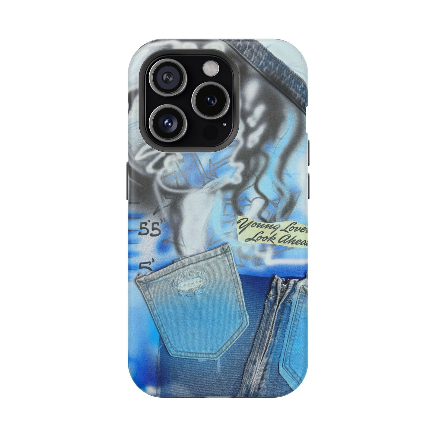 MagSafe "young lovers" airbrush iPhone case