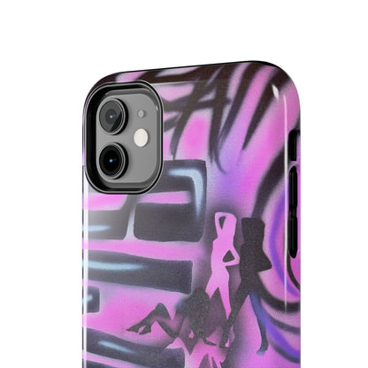"neon nights" airbrush iPhone case
