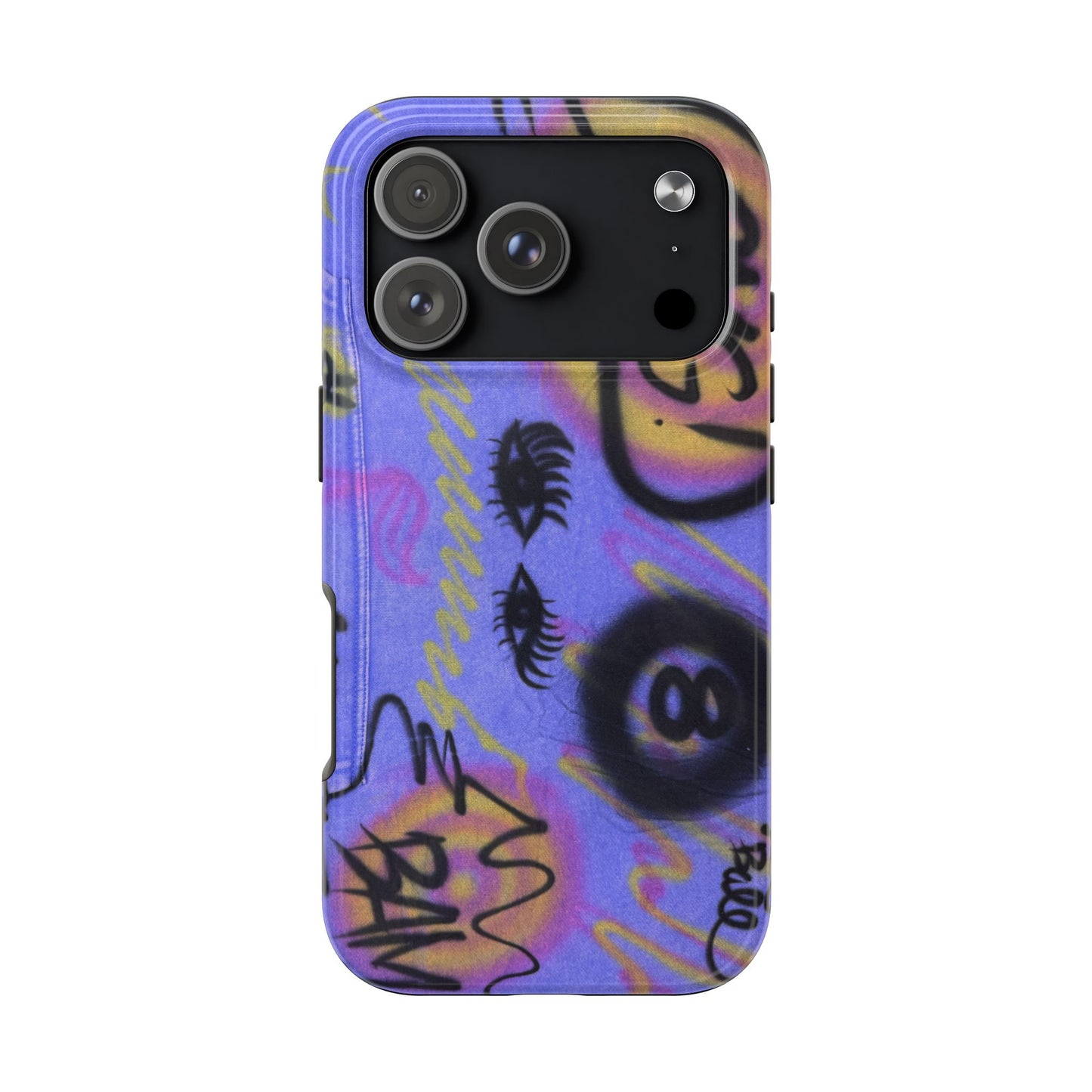 "eye$ on lies" airbrush iPhone case