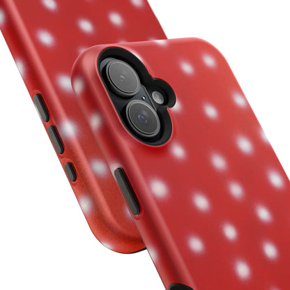 MagSafe "cherry crush polka dot" airbrush iPhone case
