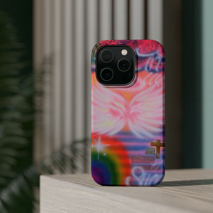 MagSafe "summer bliss" airbrush iPhone case