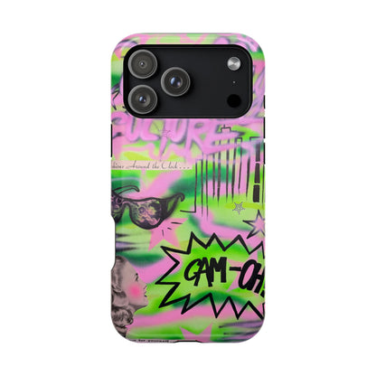 MagSafe "green camo" airbrush iPhone case