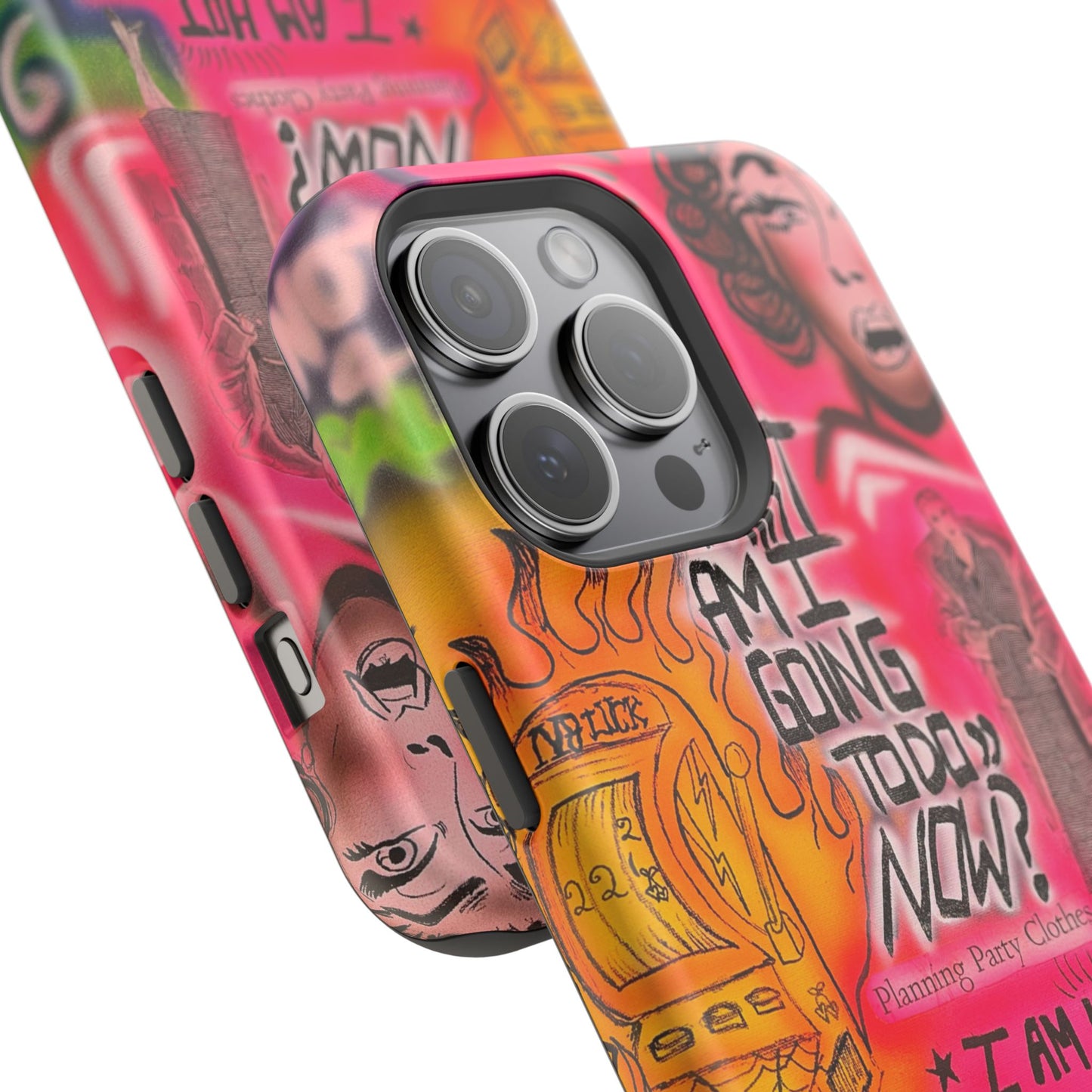 MagSafe „Pech gehabt“ Airbrush iPhone-Hülle