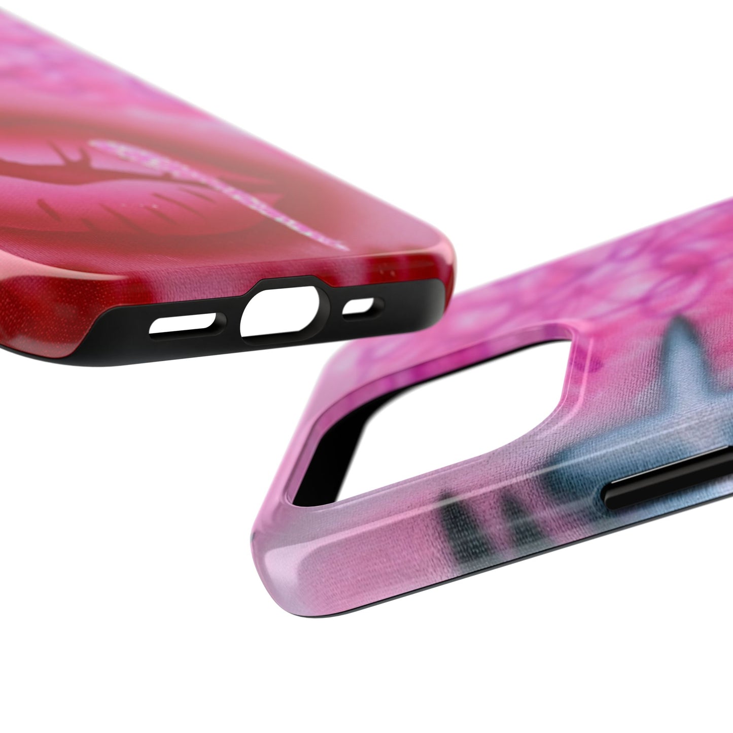 "glitter aura" airbrush iPhone case