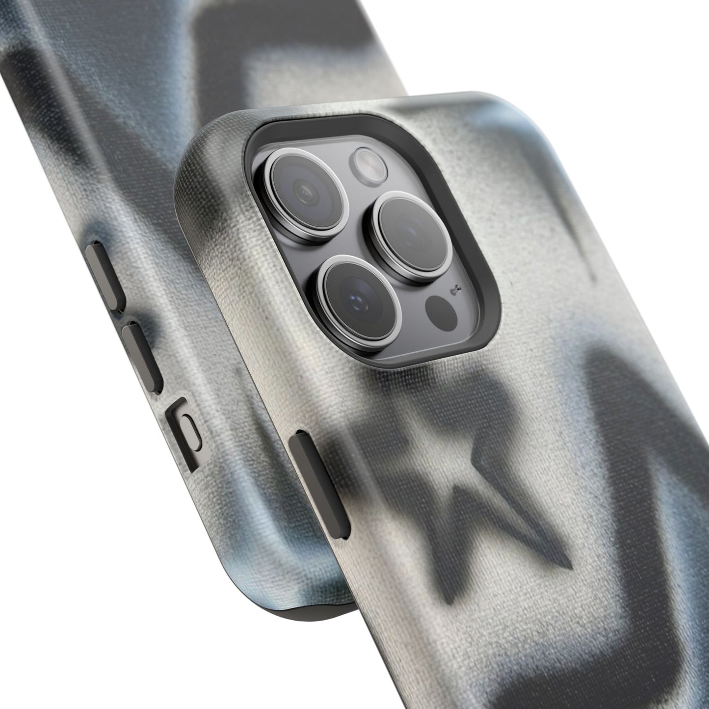 MagSafe "black & white stars" airbrush iPhone case