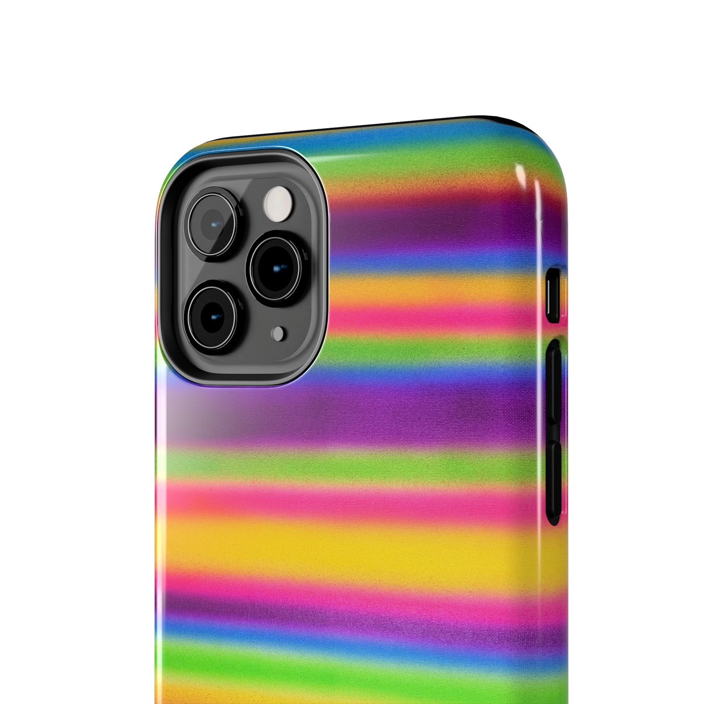 "colorful stripes" airbrush iPhone case