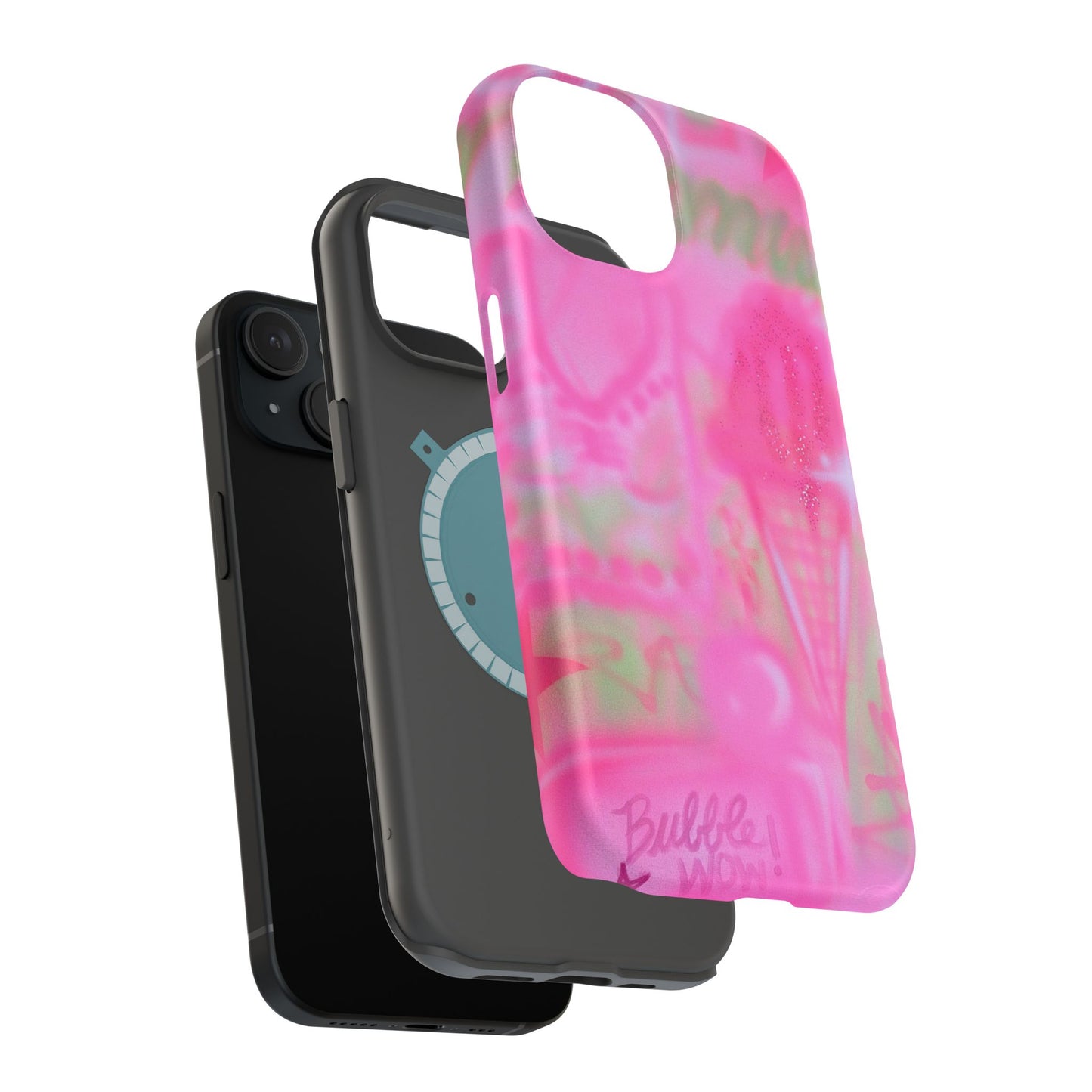 MagSafe "miami matcha" airbrush iPhone case