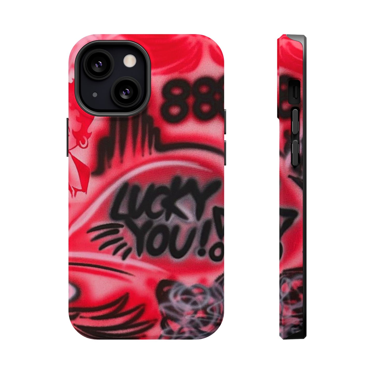MagSafe „lucky you! pt. 2“ Airbrush iPhone Hülle