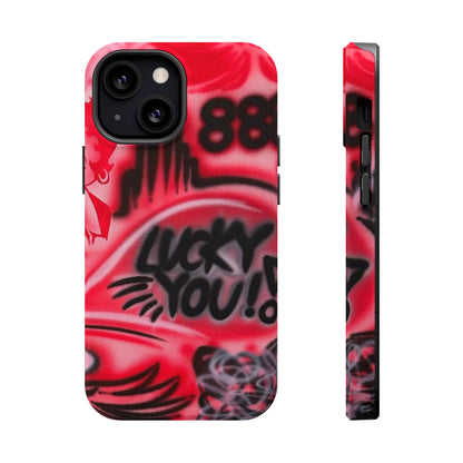 MagSafe „lucky you! pt. 2“ Airbrush iPhone Hülle