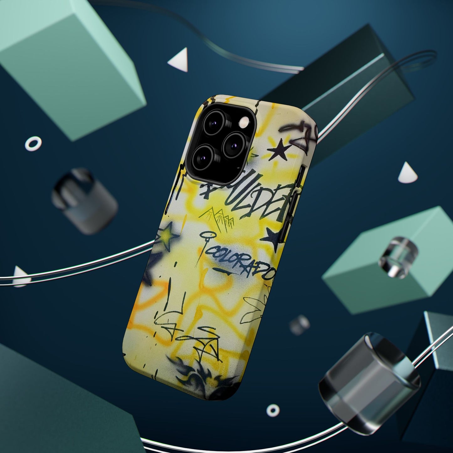 MagSafe "boulder" airbrush iPhone case