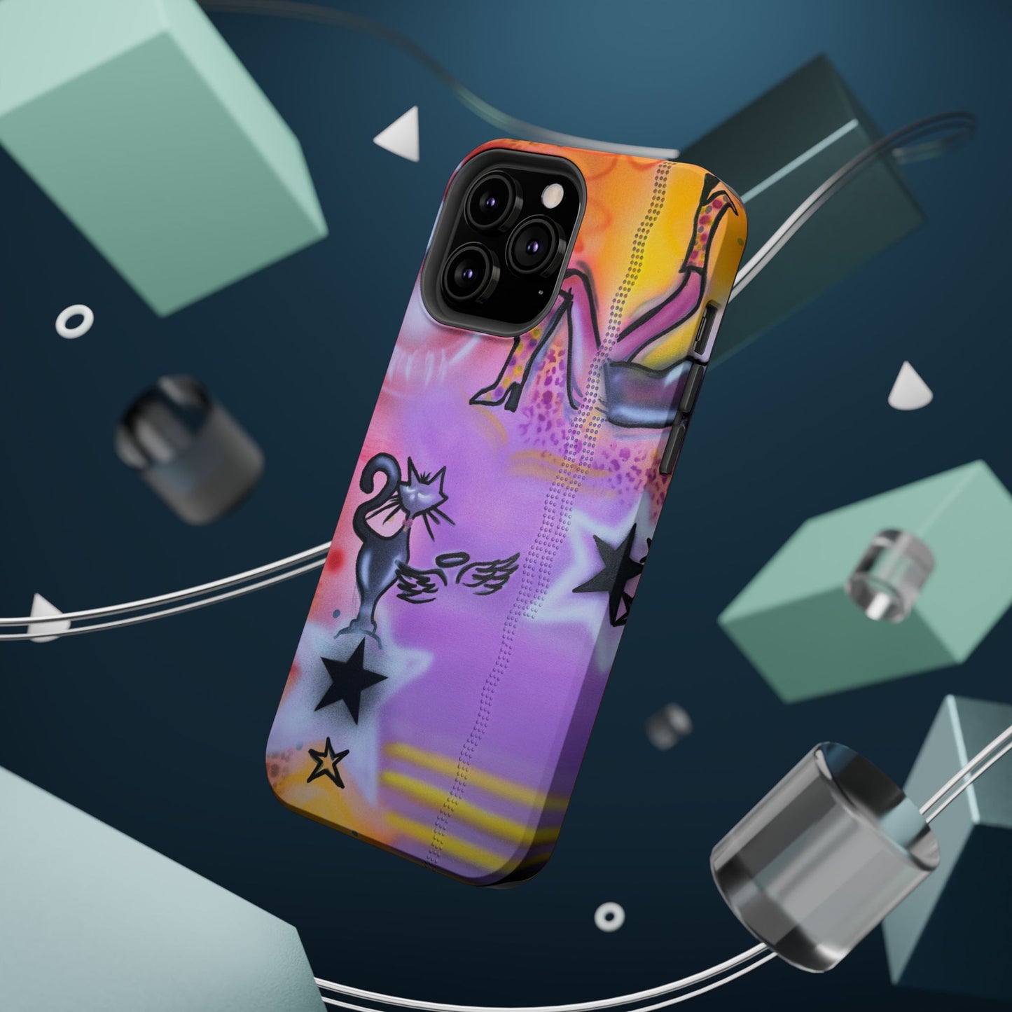 MagSafe @mayacain airbrush iPhone case