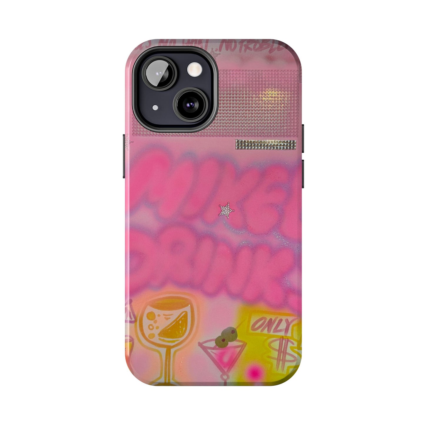 "mixed drinks" airbrush iPhone case
