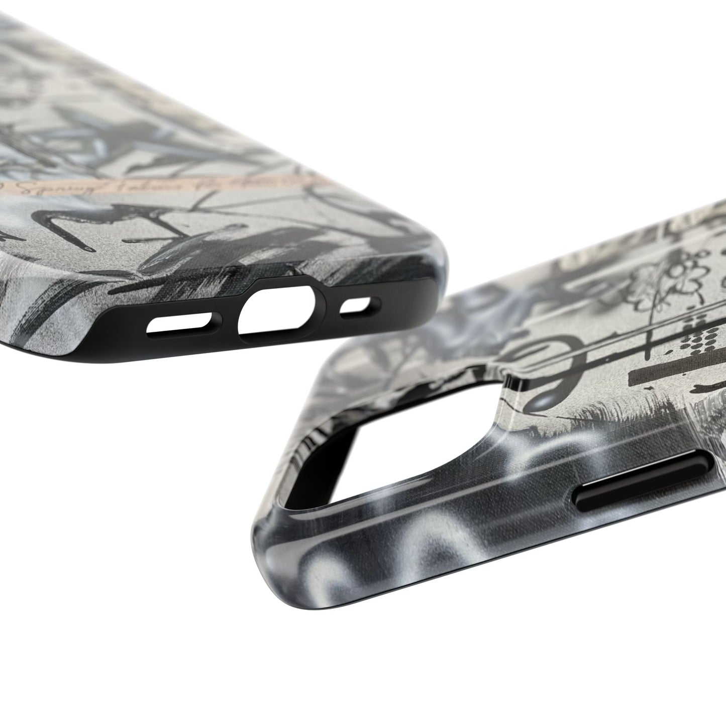 "monochrome mood" airbrush iPhone case