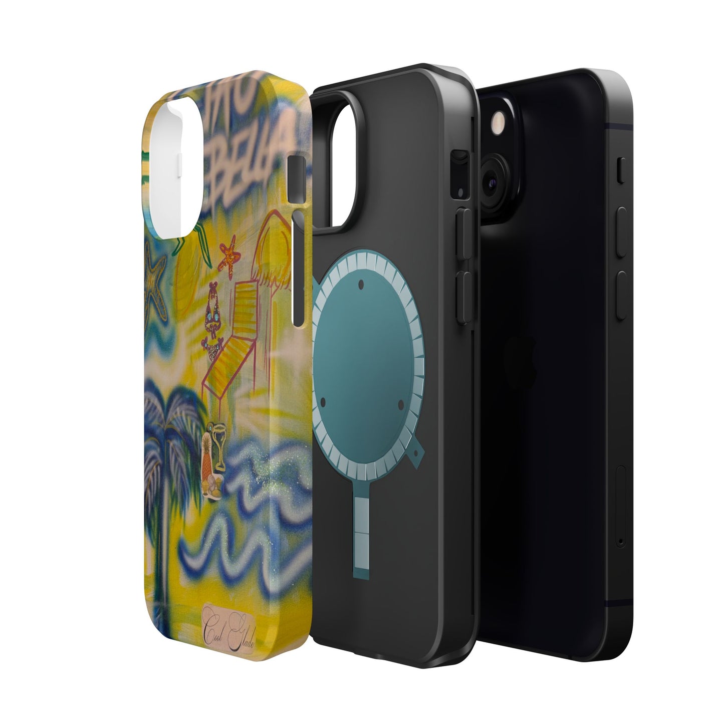 MagSafe "ciao bella" airbrush iPhone case