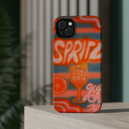 MagSafe "aperol spritz pt. 2" airbrush iPhone case