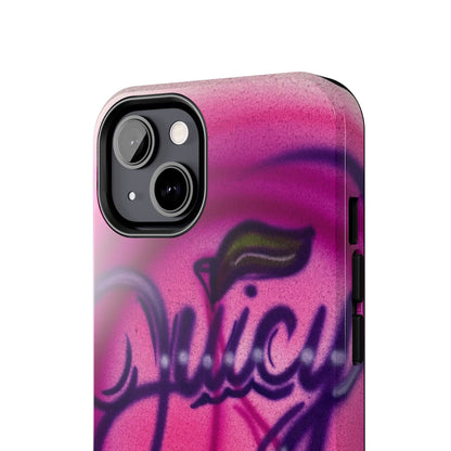 "juicy" airbrush iPhone case