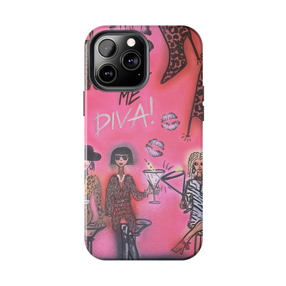 "party diva" airbrush iPhone case