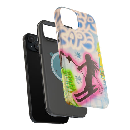 MagSafe "winter escape" airbrush iPhone case